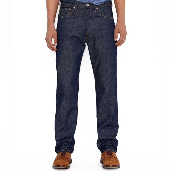 NWOT Levi’s Men’s 501 Original Shrink to Fit Jeans  Button Fly Size 40W X 34L - Picture 2 of 13